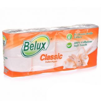 Туалетная бумага Belux Classic 3-х сл. 8 шт.