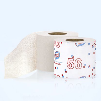 Туалетная бумага "Евро Стандарт" 56, 1сл., однорулонная