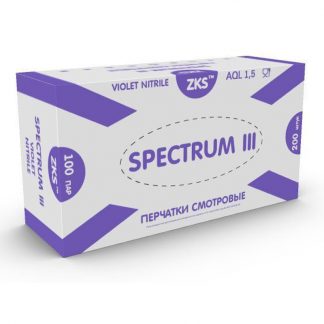Перчатки ZKS™ нитриловые Spectrum III фиолетовые