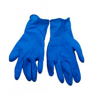 Перчатки латексные GLOVES повышенной прочности синие