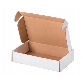 Коробка для Хачапури гофрокартон белый 300х150х45мм